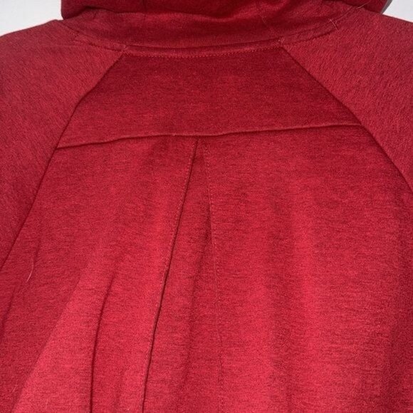Under Armour Red Hooded Sweatshirt S Loose Fit - Picture 9 of 12